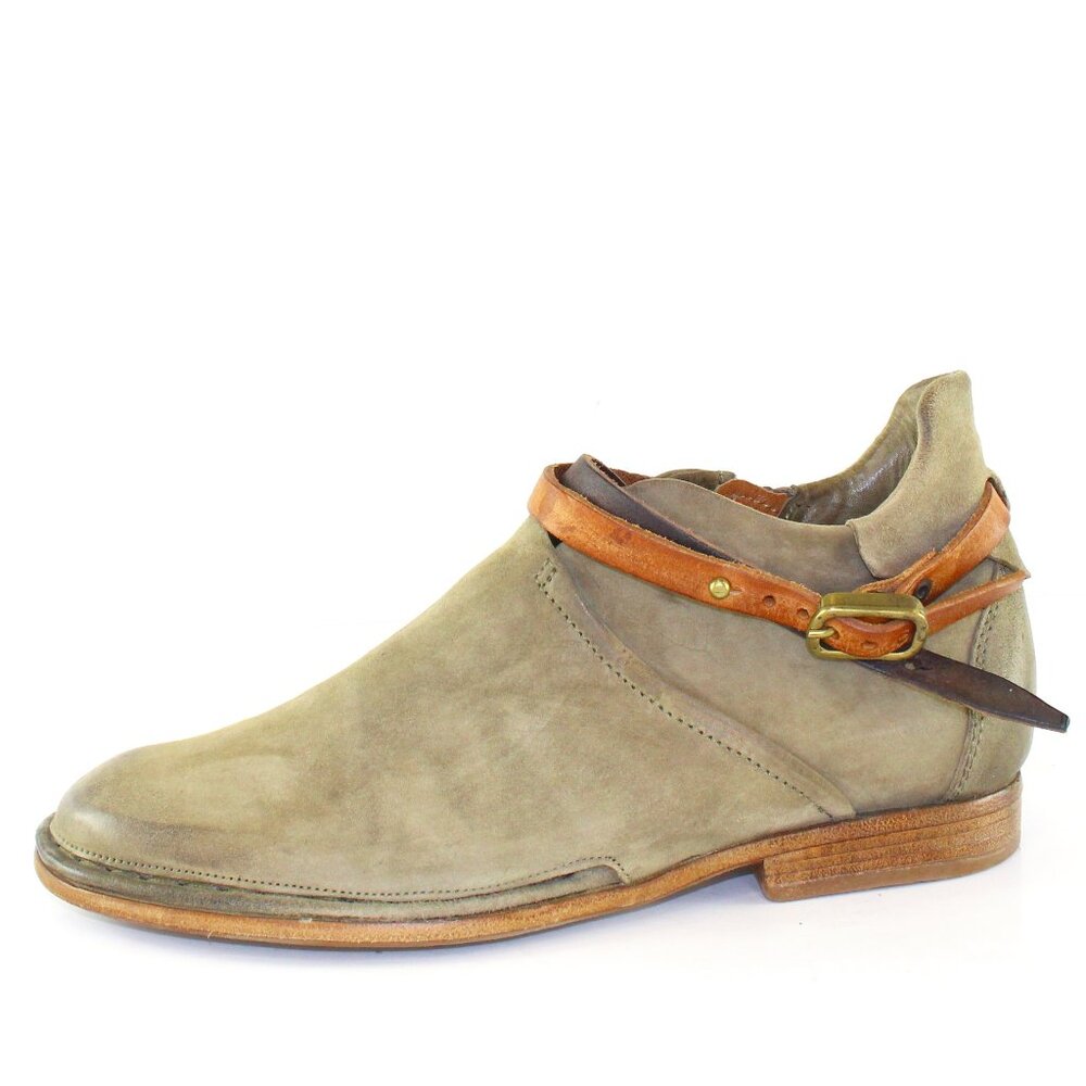 A.S 98 Felix Flat Leather Bootie Womens (EU 41/US 9.5)